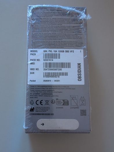 Google Pixel 10a - Brand New - Irish phone