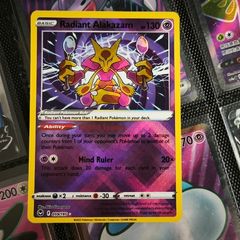 Radiant Alakazam ! Ultra Rare ! from Silver Tempest Set ! 2022 ! Pokemon Card !