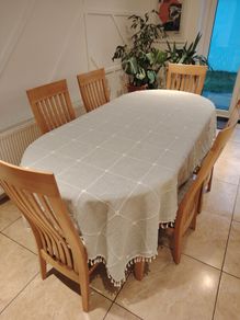 Tablecloth - Grey Cotton Linen