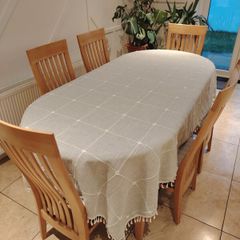 Tablecloth - Grey Cotton Linen