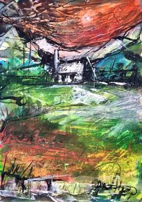 Abstract Irish Landscape