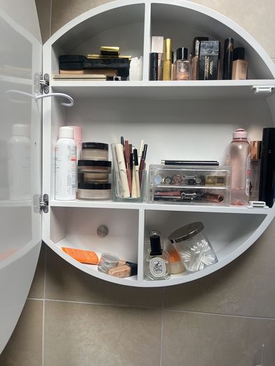 Circular Bathroom Cabinet