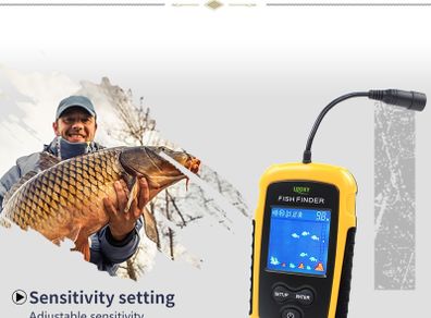 Brand New Fish Finder 100M Sonar LCD  Echo Sounder