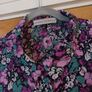 Rowen Avenue Floral Shirt  Dress.  S. XL- 16 Image 3