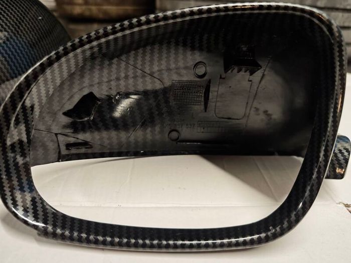Vw Golf mk5 black carbon fiber mirror covers
