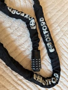 Oxford Heavy Duty Combination Chain Lock 5Digit Black