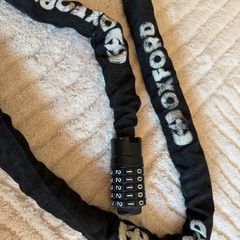 Oxford Heavy Duty Combination Chain Lock 5Digit Black
