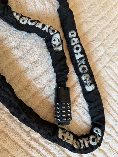 Oxford Heavy Duty Combination Chain Lock 5Digit Black