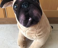 Melissa & Doug Lifelike and Loveable Large Plush Stuffed Pug Dog Realistic 19"