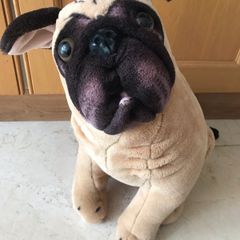 Melissa & Doug Lifelike and Loveable Large Plush Stuffed Pug Dog Realistic 19"