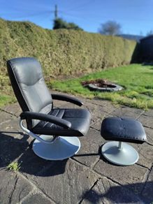 Office Chair and Footstool