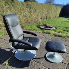 Office Chair and Footstool