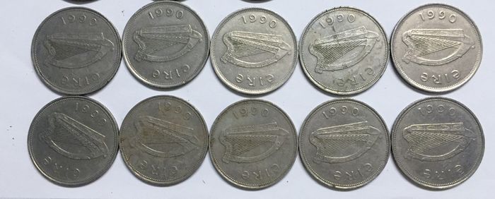 22 pound coins