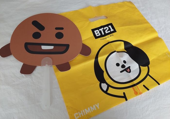 Genuine from USA BT21 BTS Bag & Fan