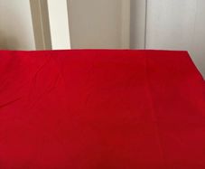 Bright Red Fabric