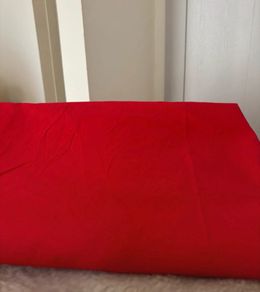 Bright Red Fabric