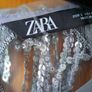 Zara silver lace and sequence dress Image 2