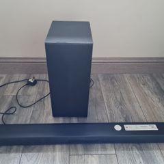 LG sound bar and sub woofer