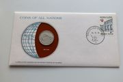 Belgium 1976 Vintage Coin Stamp cover BUNC