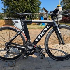 Trek Speed Concept Seven Series Carbon Tri / TT Bike plus turbo trainer and accessories