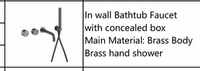 concealed shower