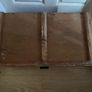 Vintage Industrial Wooden Storage Drawer / Crate with Brass Cup Handle Image 4