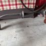 Antique Mahogany Table with Glass Top Image 6