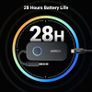 Bluetooth 5.3 Transmitter Receiver, 28H Long Playtime, Dual Connection, 10m Range, Mic for Calls, 2-in-1 Wireless Aux Bluetooth Adapter for TV, Airplane, Headphone, Airpods, Speaker, Car Image 4