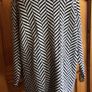 Yida Black And White Edge to edge cardigan 2XL Made In Italy includes post Image 3