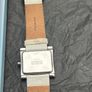 Newbridge White Leather Strap Watch Image 3