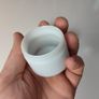 165 - Set of 3 Vintage White Milk Glass Decorative Collectible Ponds Cream Jars Image 2