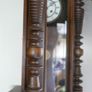 Victorian Wall Pendulum Clock 27" x 14" (clocks work well, chimes on hour and half hour) Image 7