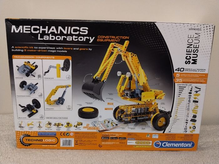 Mechanics Laboratory, Construction Equipment building Set, STEM TOYS