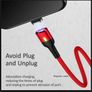 Magnetic Cable for iPhone xiaomi Huawei USAMS 3A Fast Charging Magnet USB Cable Micro USB Type C cable Magnet Charger&Data Sync Image 6