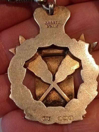 1922 Royal Order Of The Buffalo Sterling Silver Medal 20.6G