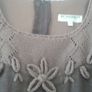 Brown woolen/ linen dress Image 4
