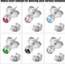12 Pcs Ear Piercing Gun Kit, Painless Ear Piercing Gun Disposable Safety Asepsis Piercing Tool Kit Image 3