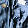Pumpkin Patch Blue Fur Trim Coat Image 2