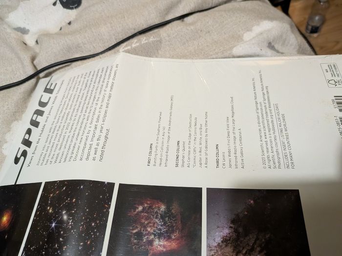 Scientific American Space 2024 Calendar - New in packaging