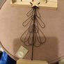 Contempory Wood and metal christmas tree set Image 3