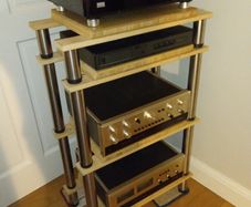 Hi-Fi audio rack for stereo amplifier receiver cd player tape deck turntable
