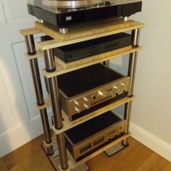 Hi-Fi audio rack for stereo amplifier receiver cd player tape deck turntable