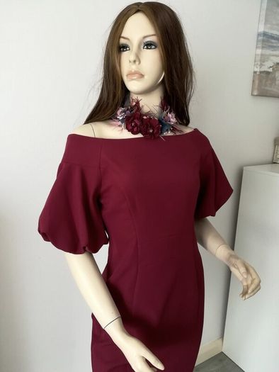 Dark red/burgundy Coast dress, size 12