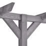 Garden Pergola Grey 400x40x205 cm Impregnated Pinewood Image 5
