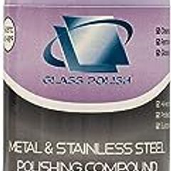 GLASS POLISH 14022 Metal and Stainless Steel Polishing Compound, Polishing Solution for All Types of Metals | 50ml