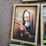 Ten Catholic Italian 3D pictures plaques, Religious devotional items, Our Lady Padre Pio Image 7