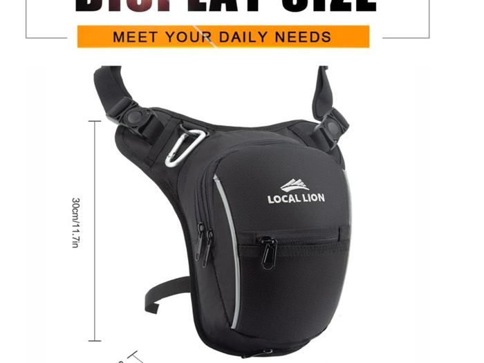 Motorcycle Leg Bag Drop Leg Bag Hiking Waist Pack Thigh Bags Cycling Riding Running Daypacks for Men Women