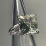 Sterling silver 925 with Prasiolite and Natural Zircon Image 3