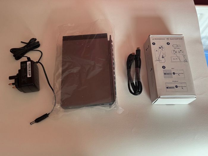 LaCie d2 Professional 4TB USB-C desktop hard drive, boxed, great condition