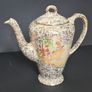 Vintage Empire England Teapot / Coffee Pot, Crinoline Lady Design, 21cm,  c.1930s Image 7